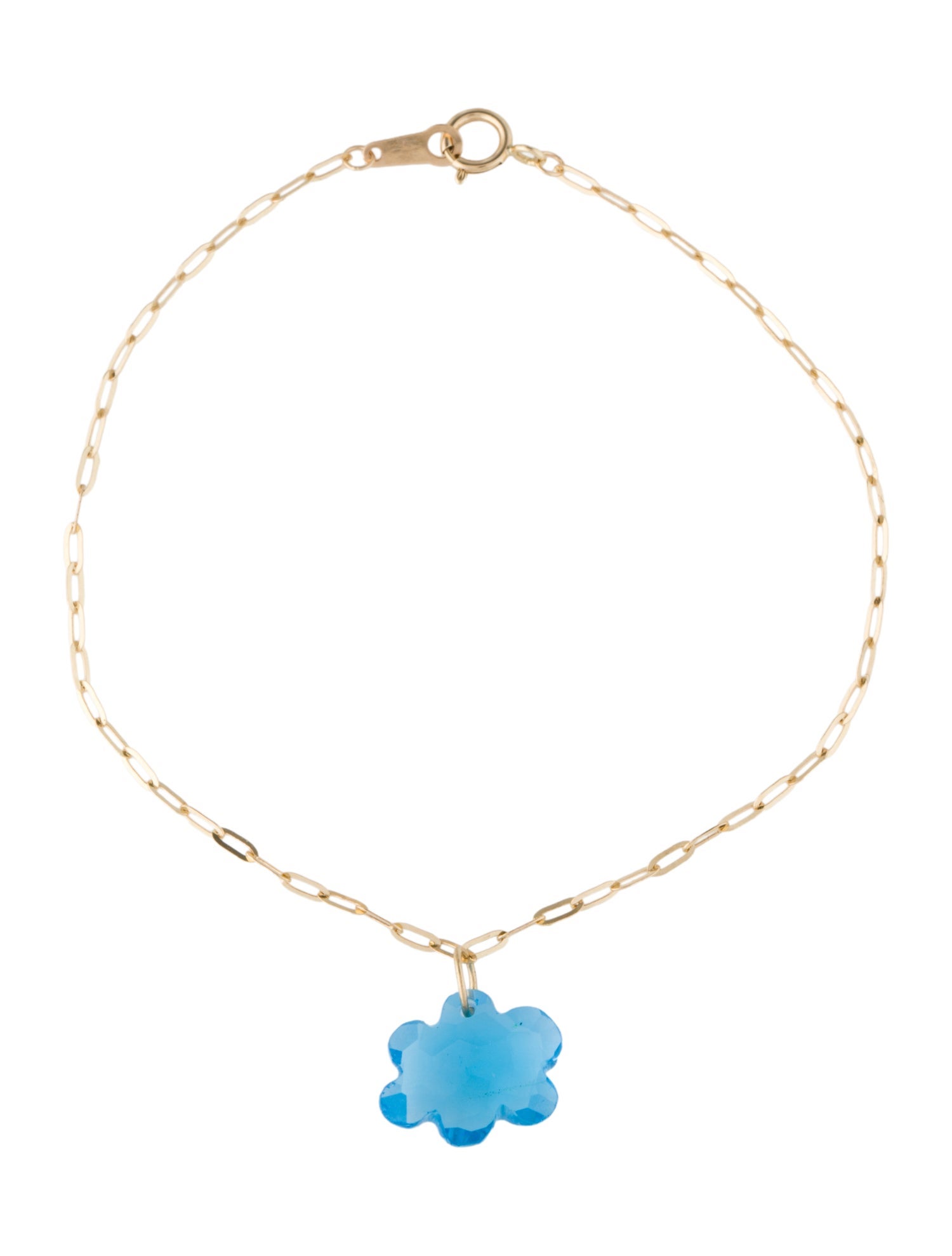 Bracelet 14K Topaz Cloud Charm Bracelet