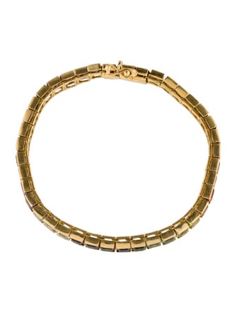 Bracelet 18K Multistone Rainbow Tennis Bracelet