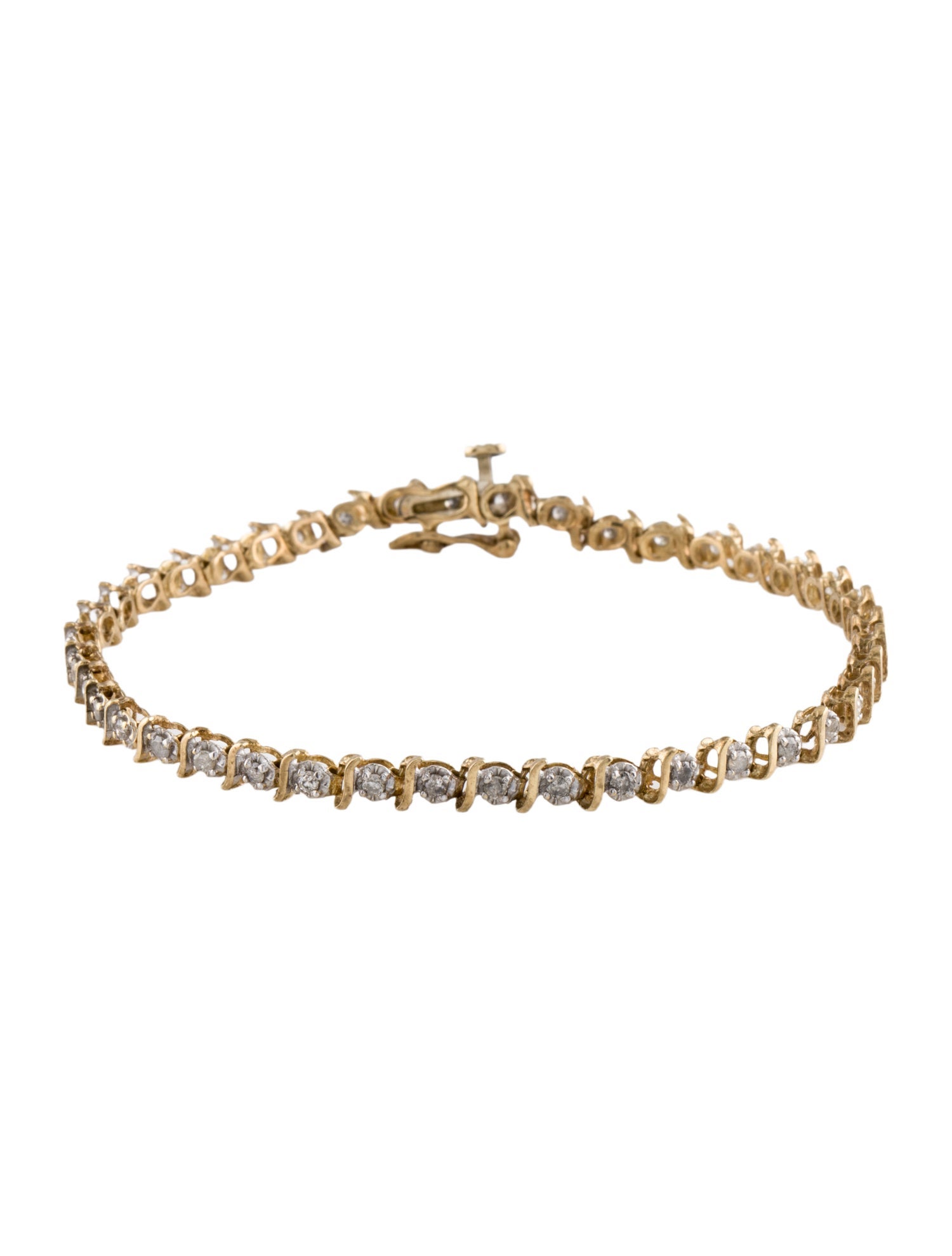 Bracelet 14K Diamond Link