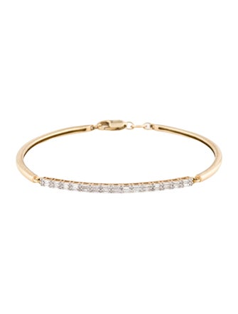 Bracelet 10K Diamond Station Bracelet