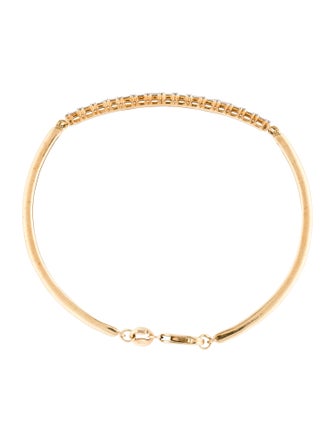 Bracelet 10K Diamond Station Bracelet