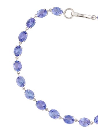Bracelet Platinum 7.14ctw Tanzanite Link Bracelet