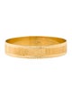 Bracelet 14K Engraved Bangle Bracelet