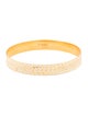 Bracelet 22K Textured Slip On Bangle Bracelet