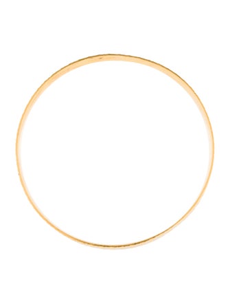 Bracelet 22K Textured Slip On Bangle Bracelet