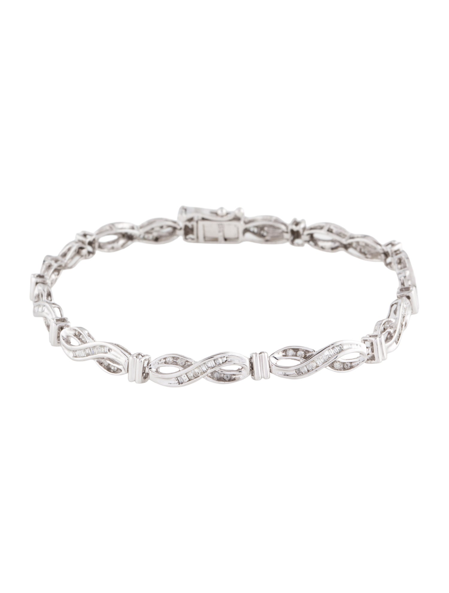 Bracelet 10K 1.06ctw Diamond Link