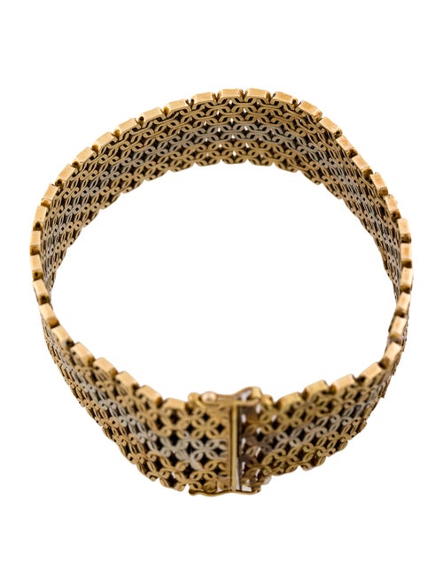 Bracelet 18K Two-Tone Link Bracelet