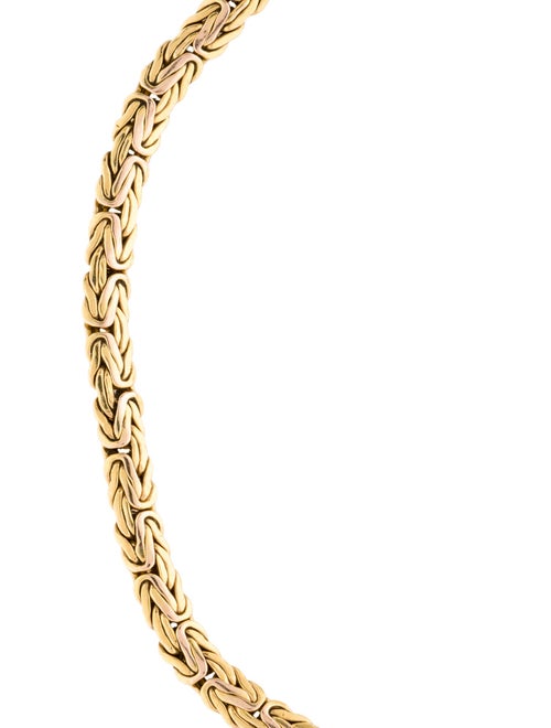 Bracelet 14K Byzantine Chain Link Bracelet