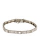 Bracelet Platinum Diamond Filigree Link Bracelet
