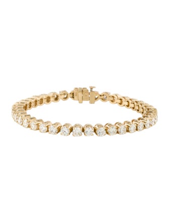 Bracelet 14K 6.57ctw Diamond Tennis Bracelet