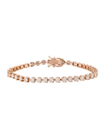 Bracelet 14K 4.10ctw Diamond Line Bracelet