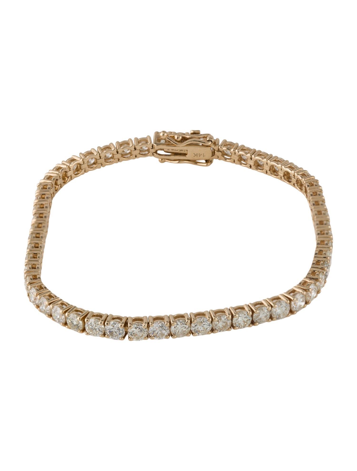 Bracelet 14K 7.00ctw Diamond Tennis