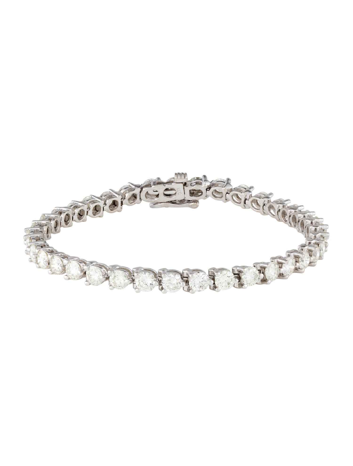 Bracelet 14K 7.40ctw Diamond Tennis