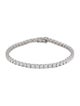 Bracelet Platinum 6.25ctw Lab-Grown Diamond Tennis Link Bracelet