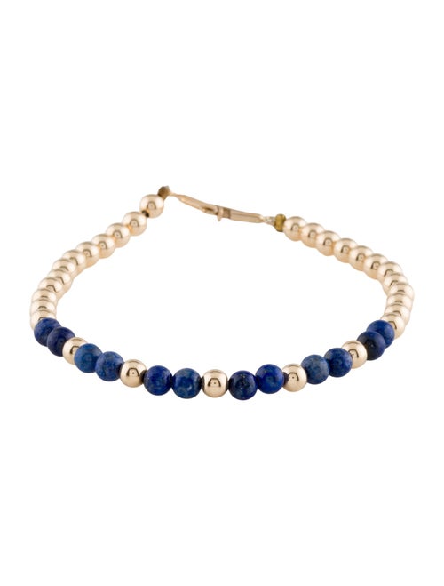 Bracelet 14K Lapis Lazuli Bead Bracelet
