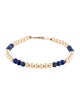 Bracelet 14K Lapis Lazuli Bead Bracelet