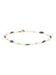 Bracelet 14K 4.55ct Sapphire Link Bracelet