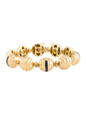 Bracelet 18K 2.62ctw Sapphire Bracelet