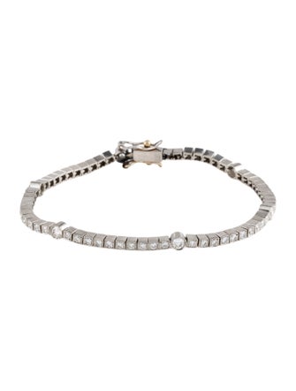 Bracelet Platinum 1.50ctw Diamond Tennis Bracelet