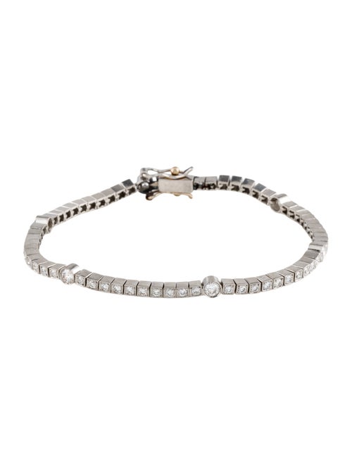 Bracelet Platinum 1.50ctw Diamond Tennis Bracelet