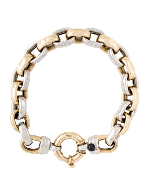 Bracelet 14K Sapphire Link Bracelet