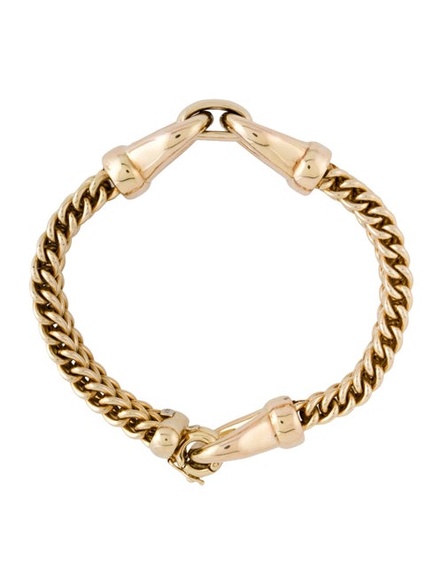 Bracelet 18K Braided Link Buckle Bracelet