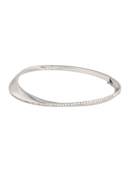 Bracelet Michiko 14K Diamond Hinged Bangle Bracelet