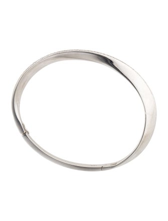 Bracelet Michiko 14K Diamond Hinged Bangle Bracelet