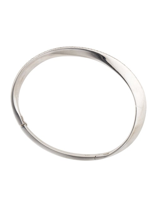 Bracelet Michiko 14K Diamond Hinged Bangle Bracelet