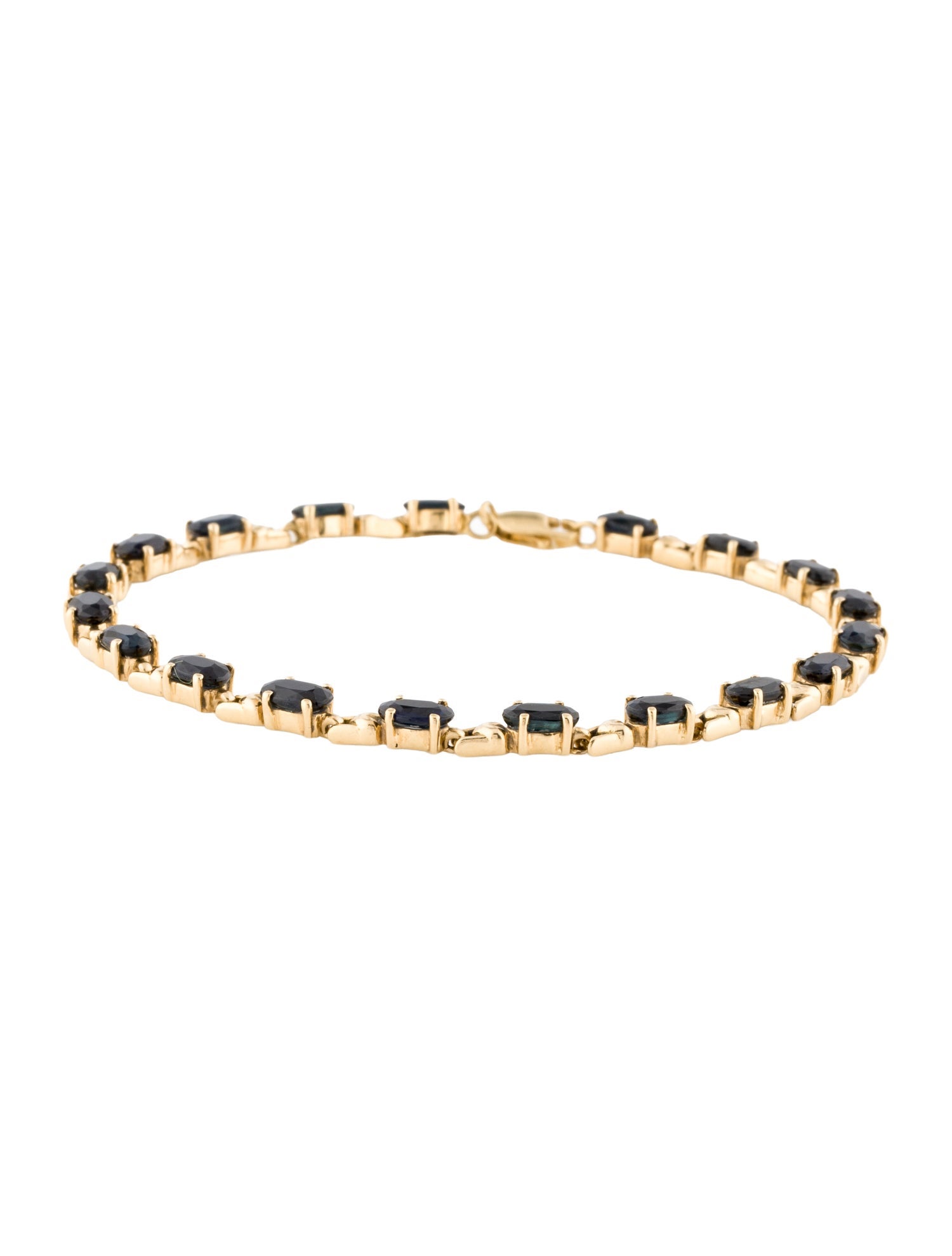 Bracelet 18K 3.93ctw Sapphire