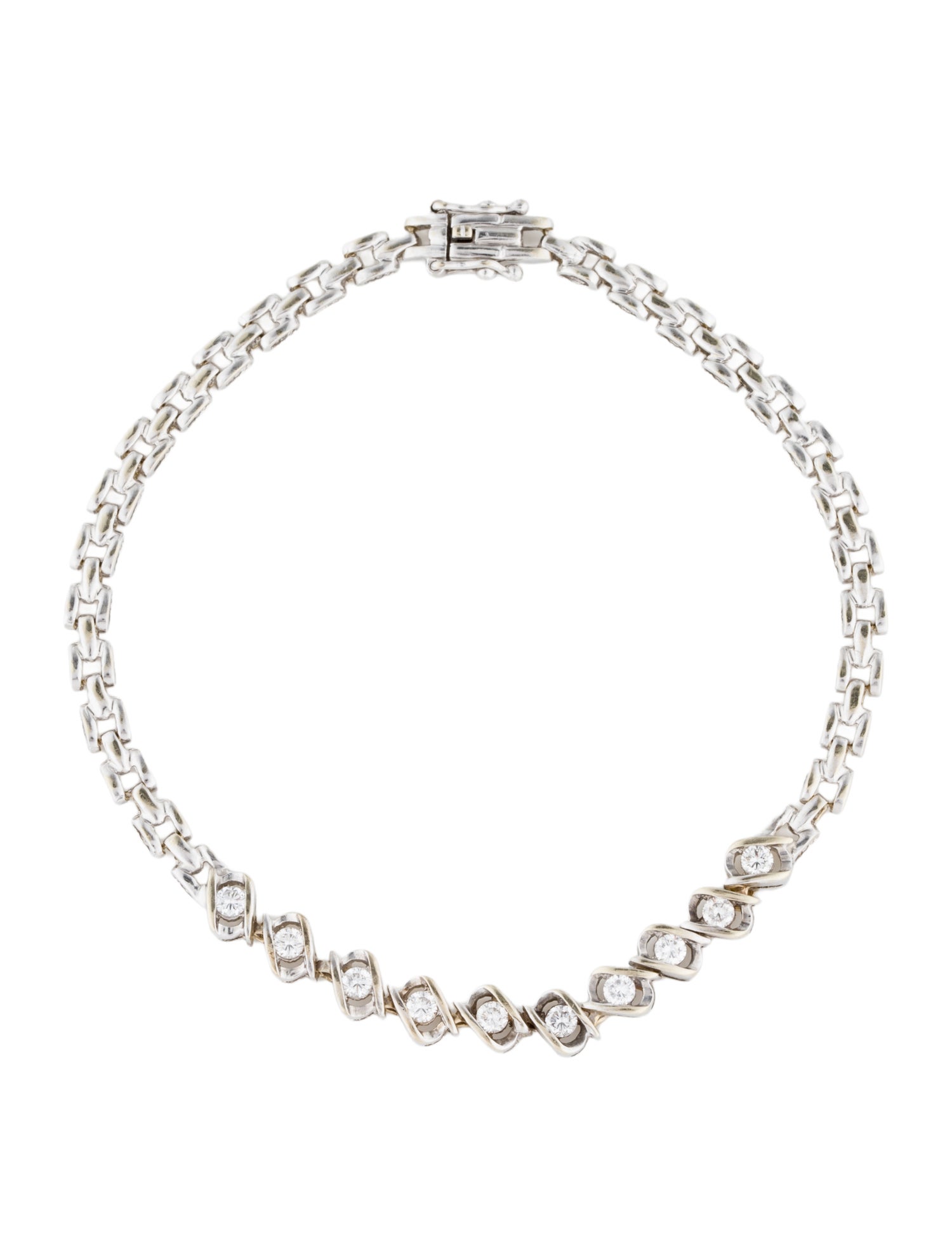 Bracelet 18K Diamond Link