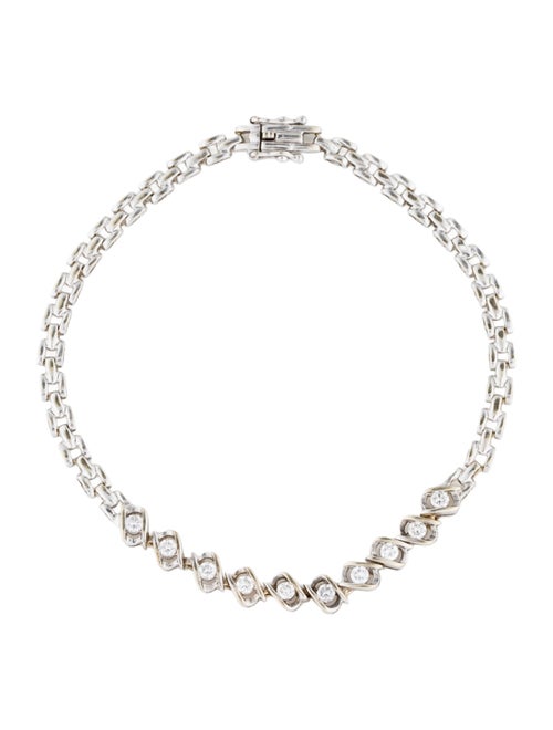 Bracelet 18K Diamond Link Bracelet
