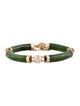 Bracelet 14K Nephrite Link Bracelet