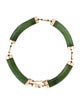 Bracelet 14K Nephrite Link Bracelet