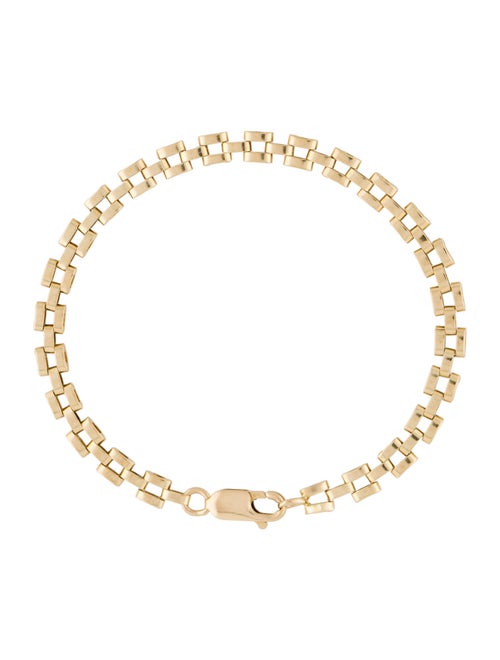 Bracelet 14K Panther Link Chain Bracelet