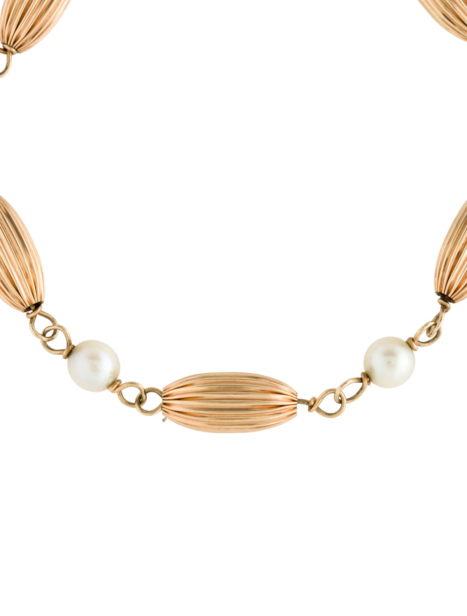 Bracelet 14K Pearl Station