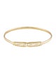 Bracelet 14K Greek Key Hinged Bangle