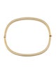 Bracelet 14K Square Hinged Bangle