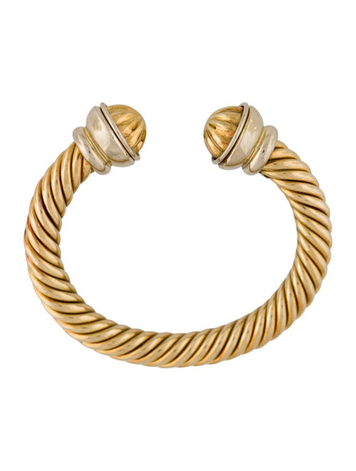 Bracelet 18K Two Tone Cuff Bracelet