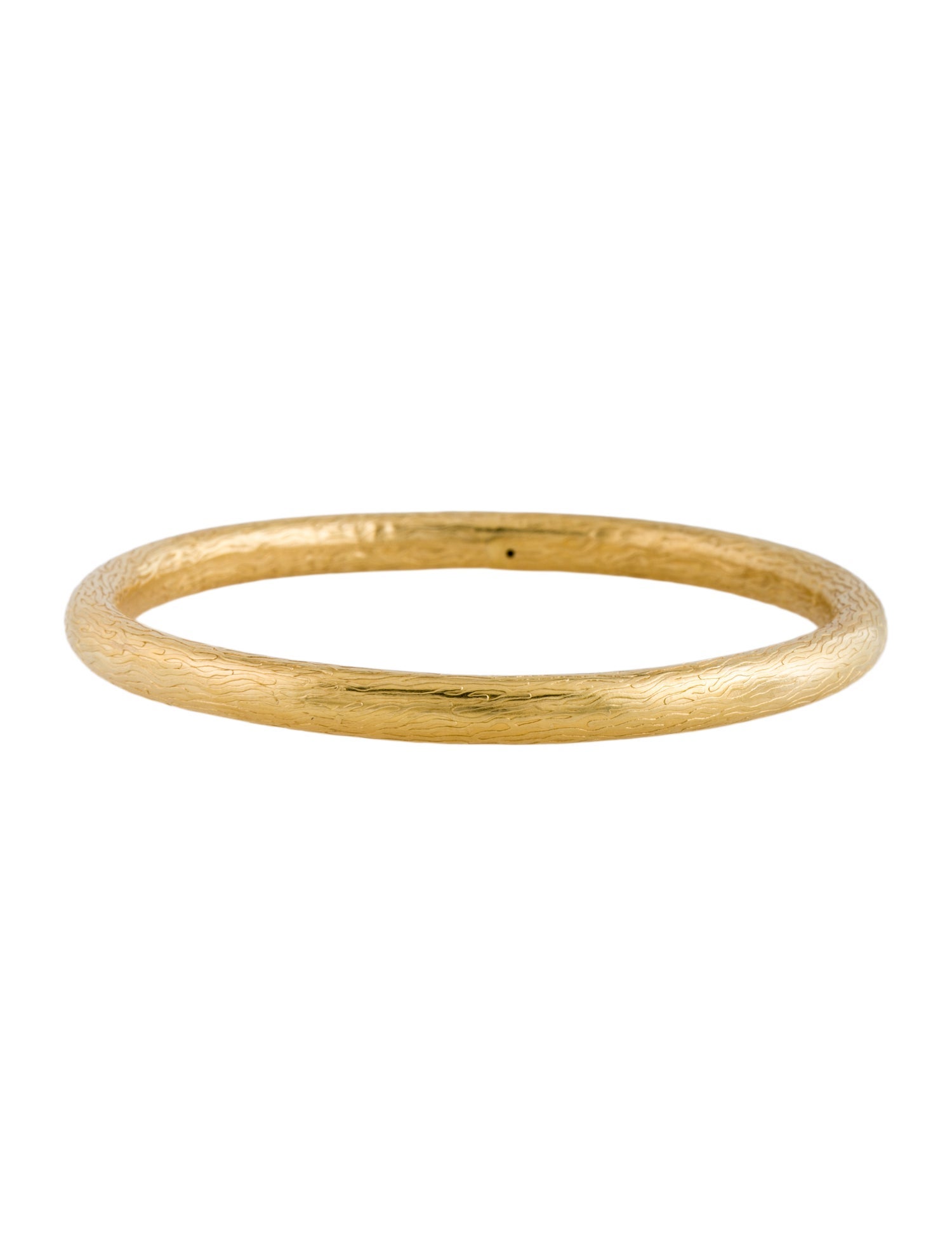 Bracelet 18K Etched Bangle
