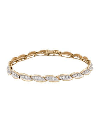 Bracelet 14K 1.66ctw Diamond Link Bracelet