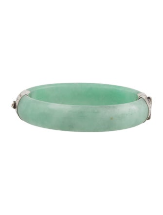Bracelet Jadeite Hinged Bangle Bracelet