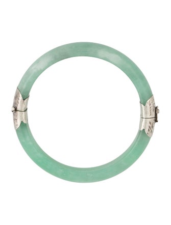 Bracelet Jadeite Hinged Bangle Bracelet