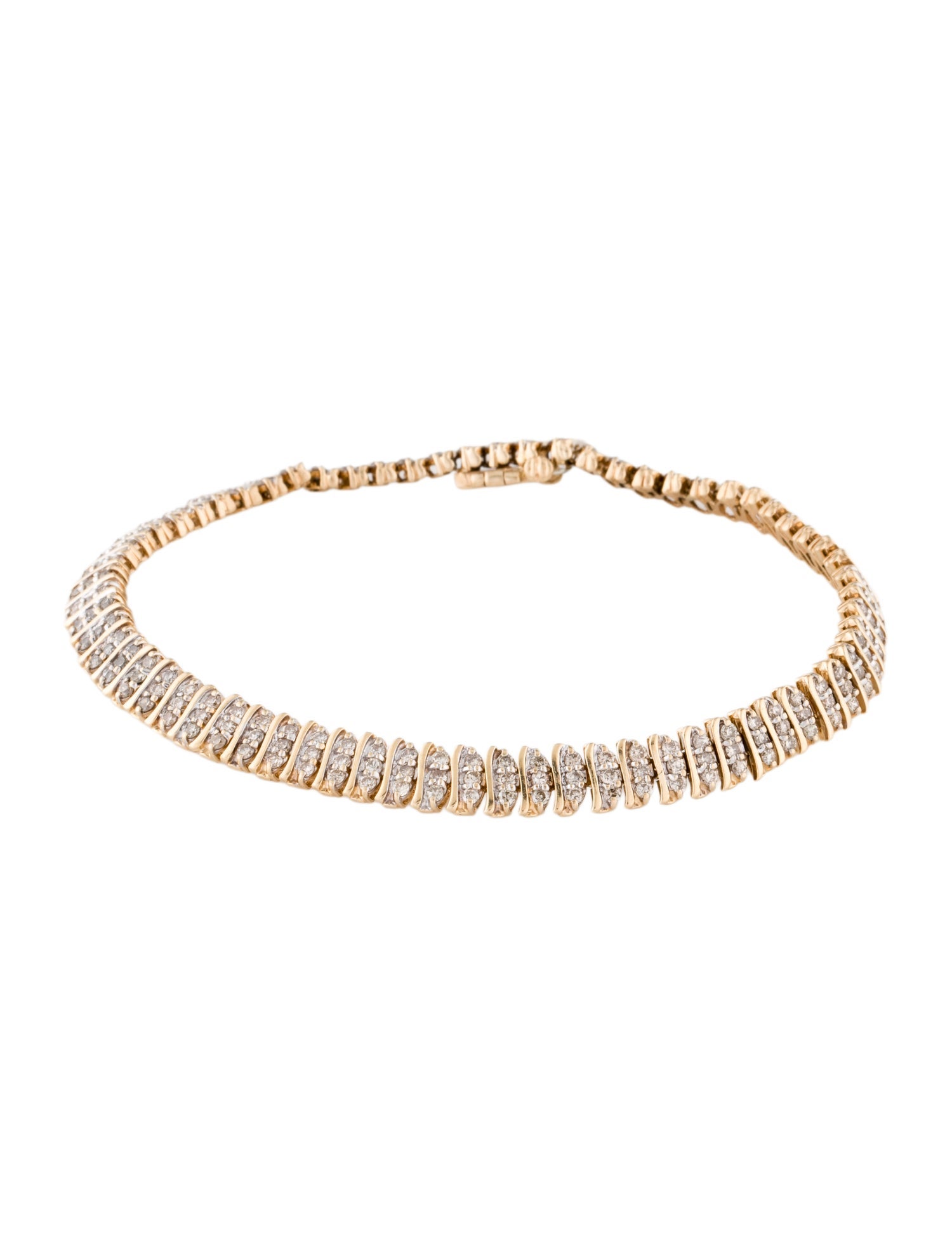Bracelet 14K 2.04ctw Diamond Link Bracelet