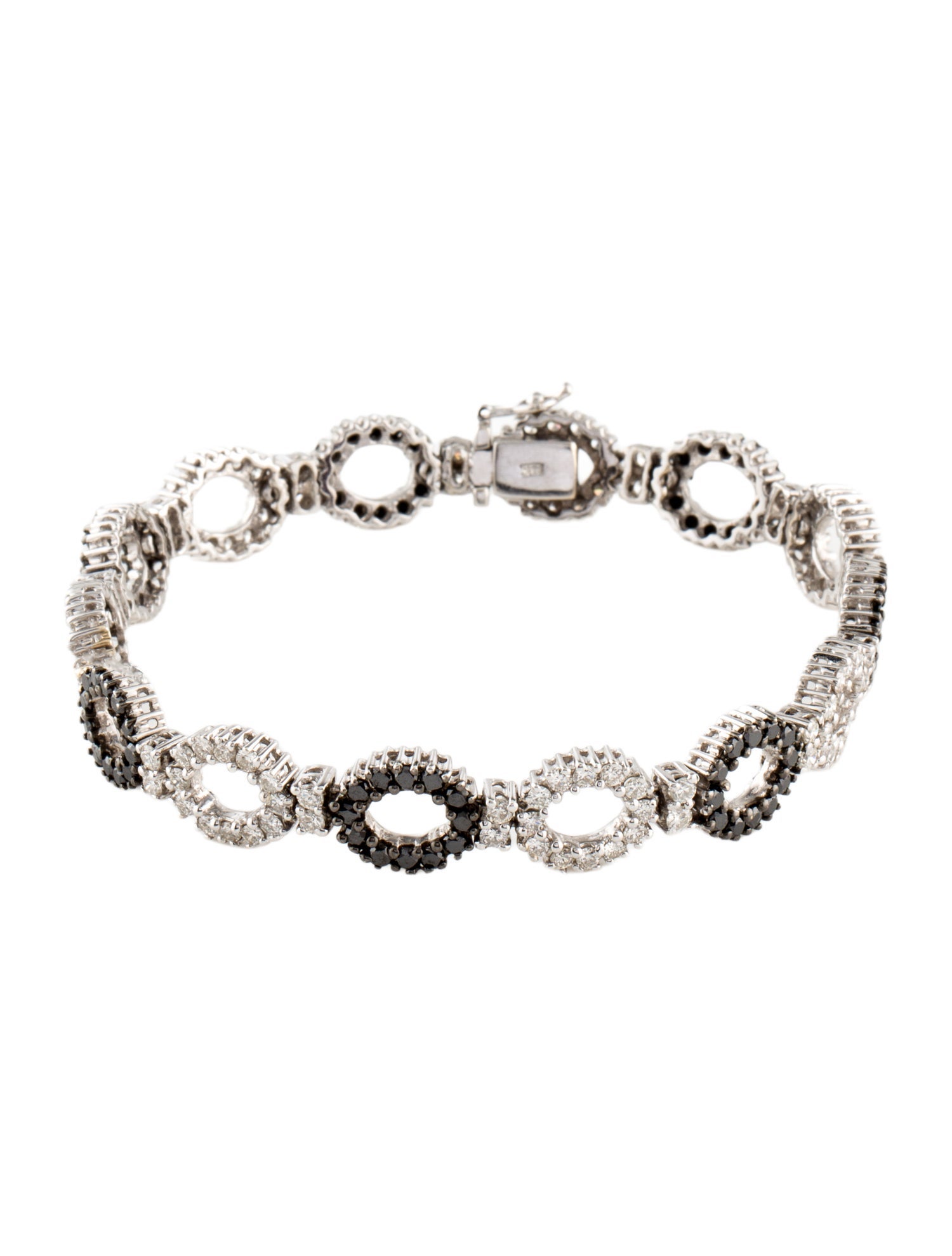 Bracelet 18K 3.36ctw Diamond Link