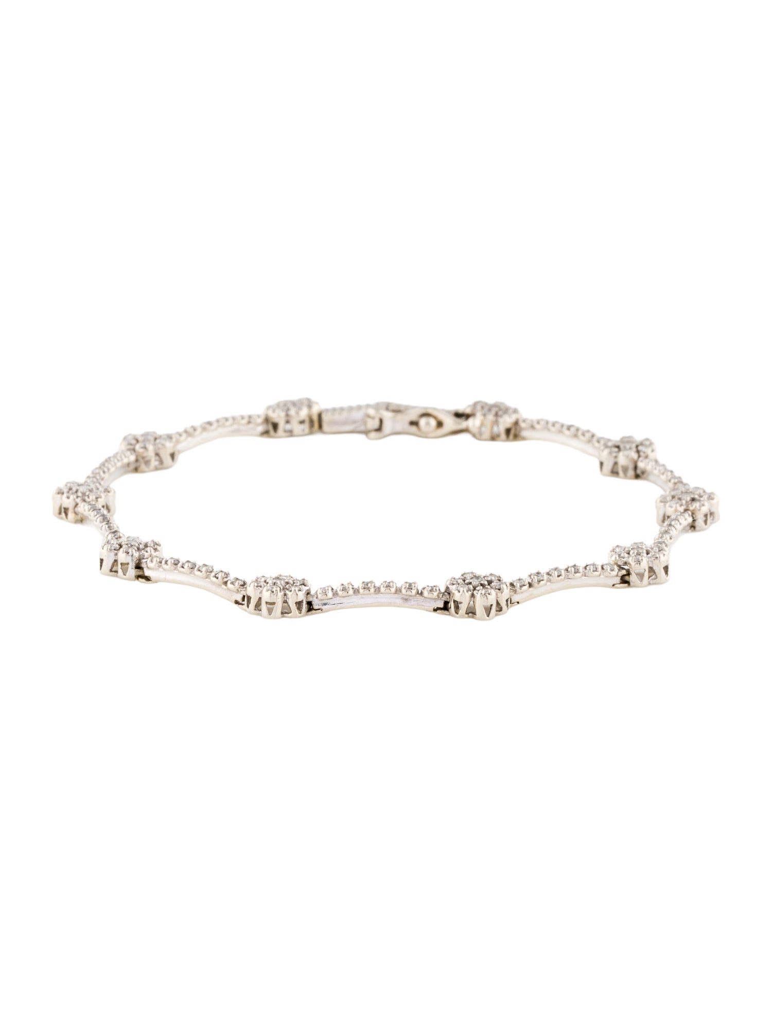 Bracelet 10K Diamond Link