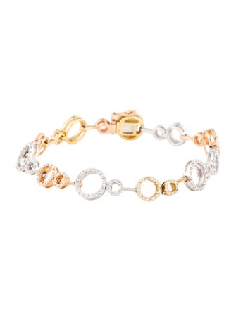 Bracelet 18K Diamond Link Bracelet
