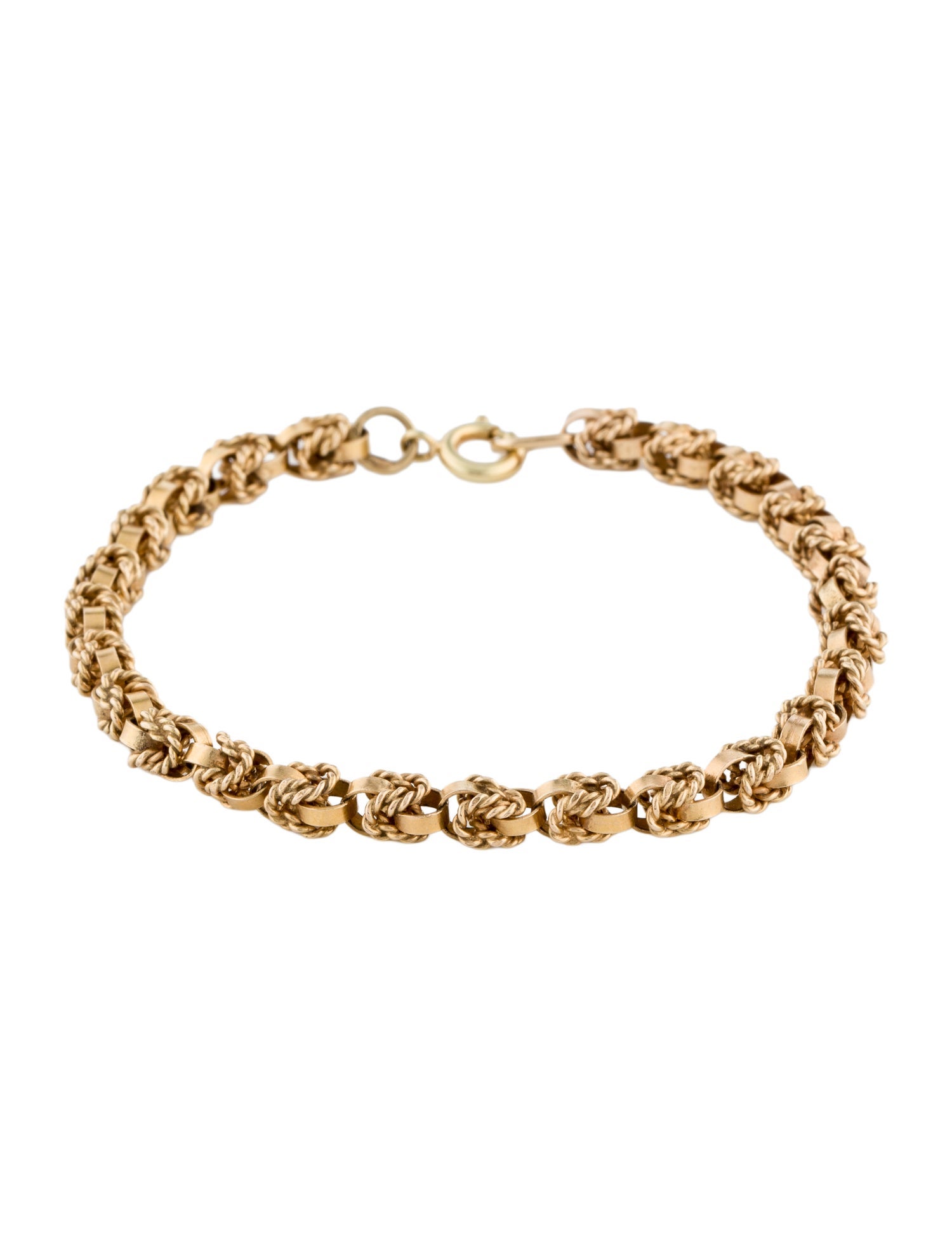 Bracelet 14K Knot Link