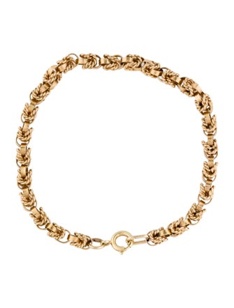 Bracelet 14K Knot Link Bracelet