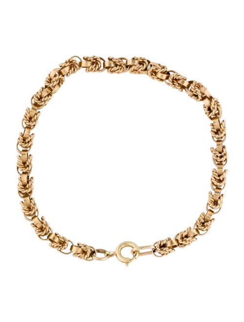 Bracelet 14K Knot Link Bracelet